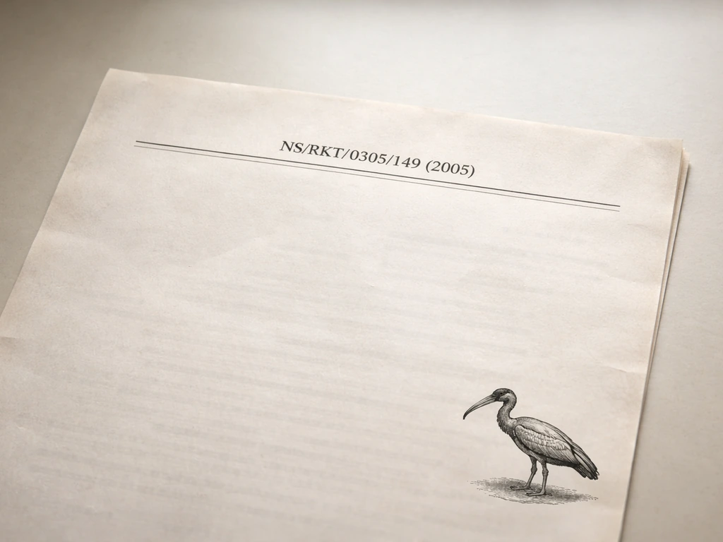 Close-up of an official government document page referencing Cambodia’s Royal Decree, with a small bird illustration