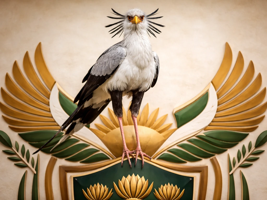 Secretary Bird Is the National Emblem of Which Country
