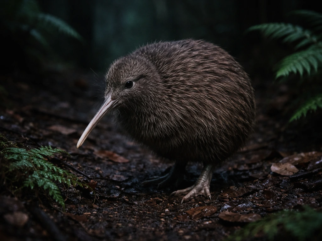 the national bird of new zealand which cannot fly